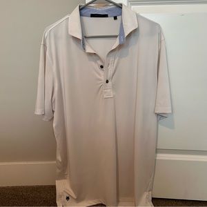 Greyson Tala golf polo, White, Size Large